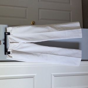 White Low Rise Pants